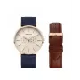 BERING MAN 14240-864 40mm Blue Dial Blue Milanese Mesh Watch