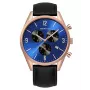 Bering vyriškas klasikinis minimalistinis kvarcinis laikrodis 10542-567 42mm rožinis auksas ruda