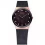 BERING Moteriškas Laikrodis 32230-262 30mm Rožinis Auksas Nerūdijantis Plienas Ruda Saulės Spindulių Ciferblatu