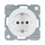 Berker 47232089 SCHUKO rozetė (F tipas), poliarinė balta blizgi, 16 A 250 V, įleidžiama, R.1/R.3/R.7 serijoms