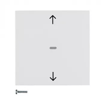 Berker 85241189 Jalousie Switch Rocker S.1/B.3/B.7 Polar White Glossy