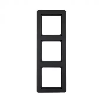 Berker Q.1 1-Gang Cover Frame Anthracite Velvet 10136086