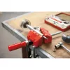 BESSEY S10-ST Mini Vice S 10 varžtas spaustuvas, raudonas, 100 mm suspaudimo plotis, 50 mm gerklės gylis, su 2 stalo spaustukais
