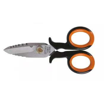 BETA 1128BSX elektriko žirklės su vielos nuėmimo išpjova, 145 mm, nerūdijantis plienas, oranžinės/juodos spalvos