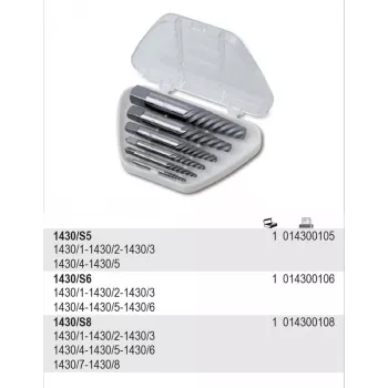BETA ištraukiklių rinkinys 8 vnt. 1430/S8