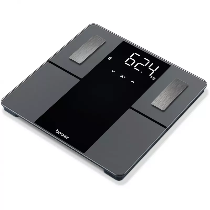 Beurer BF 500 Super Black Edition diagnostinės svarstyklės su Bluetooth