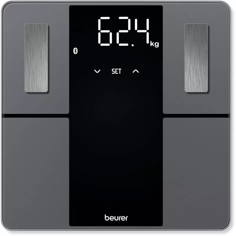 Beurer BF 500 Super Black Edition diagnostinės svarstyklės su Bluetooth