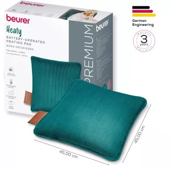 Beurer HK 77 Heaty Celestial Green šildoma pagalvėlė su laido gaubtu (20078)