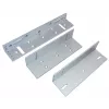 BIRA MG280ZL ZL tipo tvirtinimo kronšteinų rinkinys HARTTE 280 kg elektromagnetinėms spynoms, aliuminis, sidabrinis