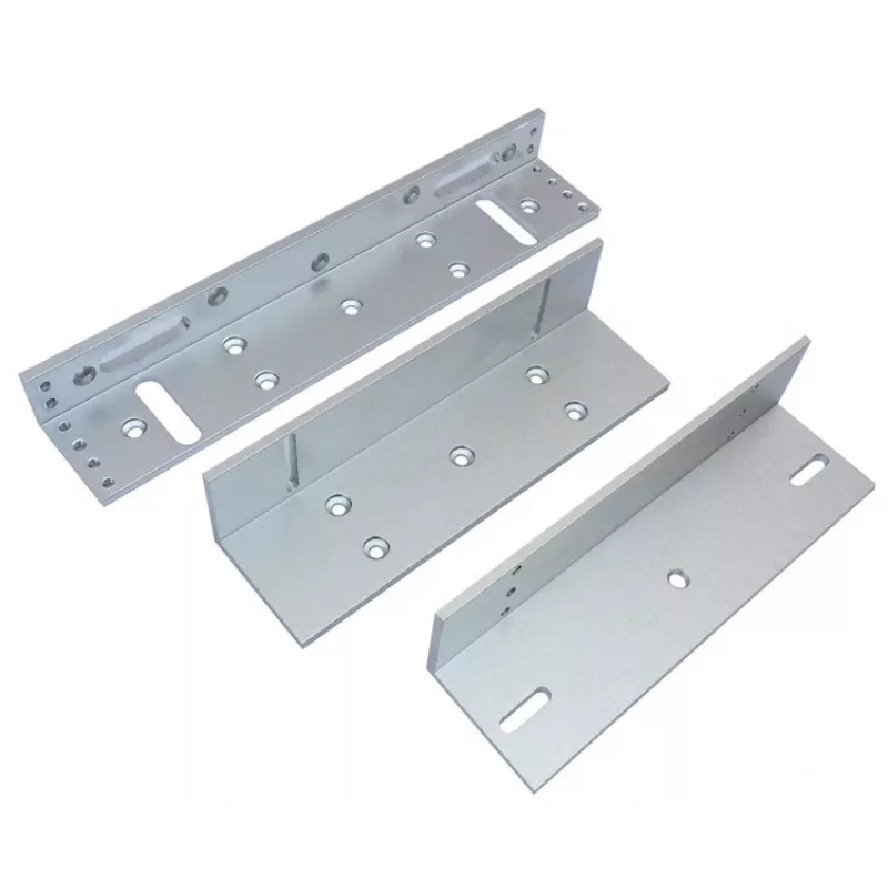 BIRA MG280ZL ZL tipo tvirtinimo kronšteinų rinkinys HARTTE 280 kg elektromagnetinėms spynoms, aliuminis, sidabrinis