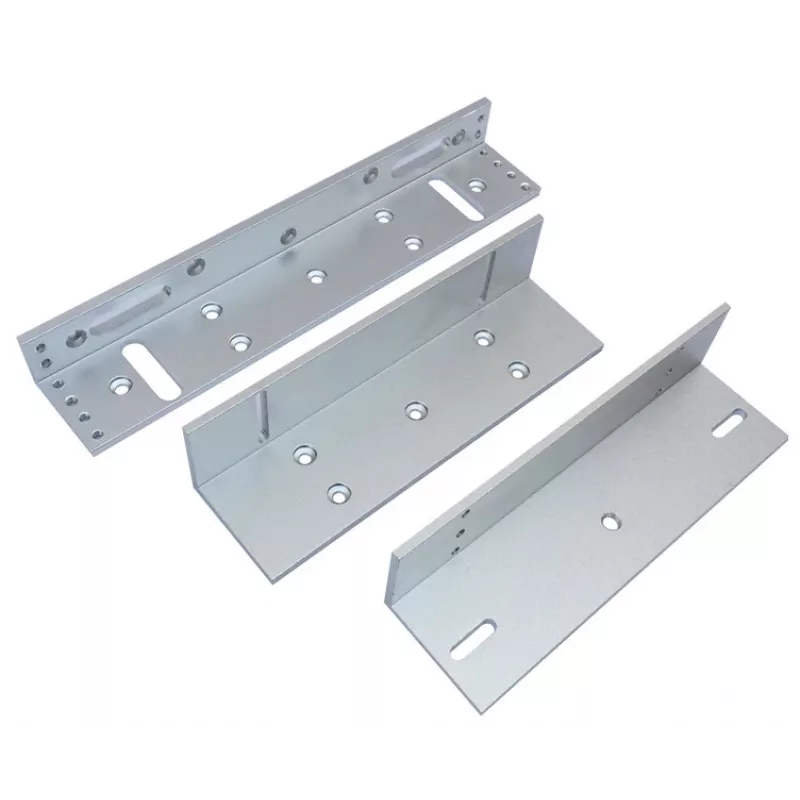 BIRA MG280ZL ZL tipo tvirtinimo kronšteinų rinkinys HARTTE 280 kg elektromagnetinėms spynoms, aliuminis, sidabrinis