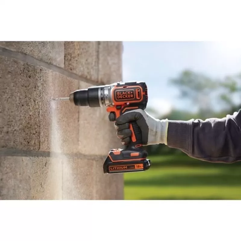 Black & Decker BL188N-XJ 18V bešepetėlis smūginis gręžtuvas-suktuvas 1650 RPM