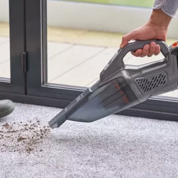 BLACK+DECKER BCHV001C1 Powerconnect 12V automobilio rankinis dulkių siurblys, 0,56 l, be maišelio, juoda/pilka/oranžinė