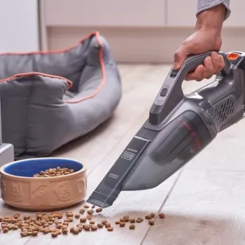 BLACK+DECKER BCHV001C1 Powerconnect 12V automobilio rankinis dulkių siurblys, 0,56 l, be maišelio, juoda/pilka/oranžinė