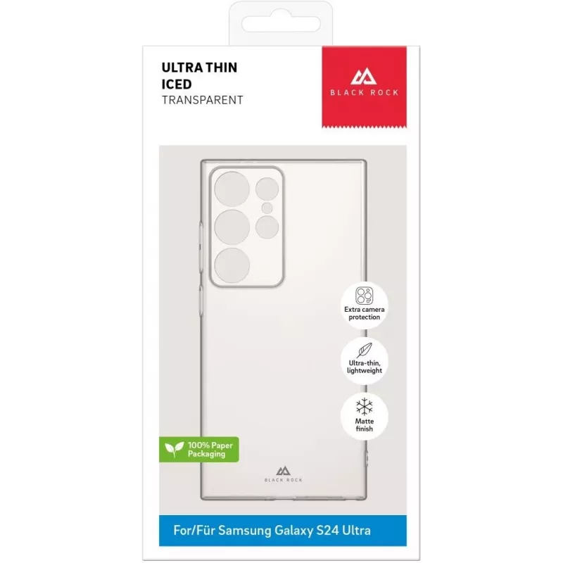 Black Rock Ultra Thin Iced permatomas dėklas Samsung Galaxy S23 Ultra 6,8 colio 00226133
