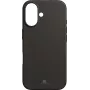 Black Rock Urban dėklas Apple iPhone 16 – matinis juodas, smūgius sugeriantis TPU ir polikarbonato nugarėlė, plonas neslystantis, pakelti kraštai, belaidis įkrovimas (00228079)