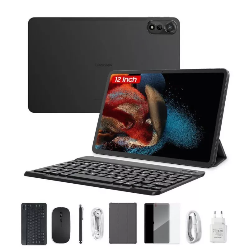Blackview MEGA 2 Planšetė 11,52 inch 6/256GB 4G LTE Android 13 + Rinkinys (Klaviatūra, Dėklas, Rašiklis, Pelė) Žalia