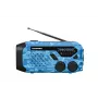 Blaupunkt ER10BC FM PLL skaitmeninis žadintuvas-radijas su dvigubu žadintuvu, USB įkrovimu, termometru, mėlyna maskuotė