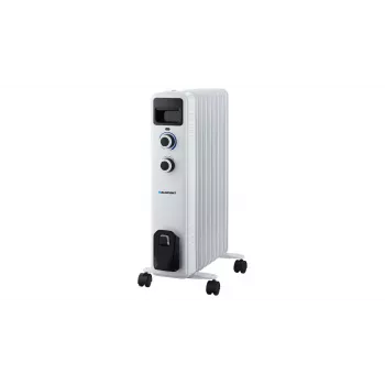 Blaupunkt HOR401 2000 W alyvos radiatorius šildytuvas, baltas, 3 šildymo režimai, reguliuojamas termostatas, apsauga nuo perkaitimo, apsauginis jungiklis, 9 šonkauliai, tylus veikimas, patalpoms iki 25 m²