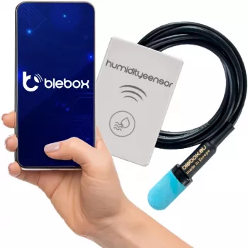 BleBox drėgmės jutiklis – Wi-Fi temperatūros ir drėgmės monitorius