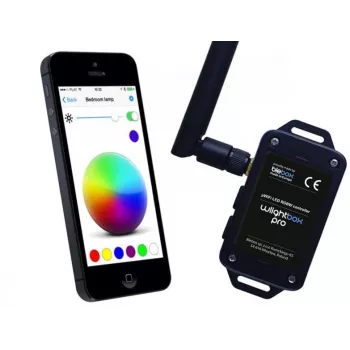 BleBox wLightBox Pro WiFi išmanusis apšvietimo modulis – 4 kanalų PWM LED valdiklis (12-24V DC, RGBW/CCT, veikia su Alexa ir Google)