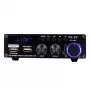 Blitzwolf AS-22 Audio Amplifier, 45W, Bluetooth 5.0, USB + Remote Control (Juoda)