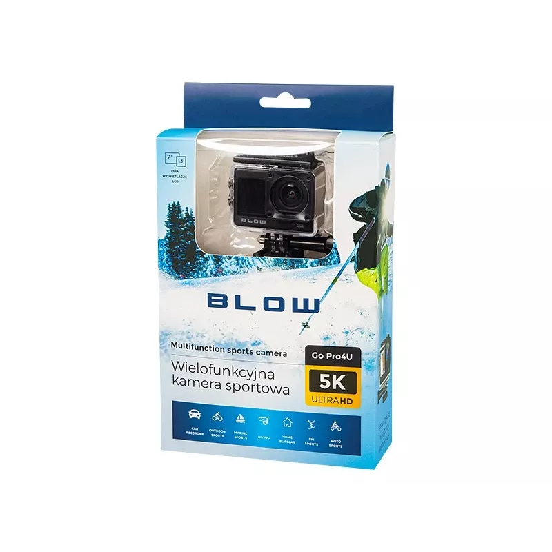 BLOW Action Sportinė kamera 20 MP 5K Ultra HD CMOS Wi-Fi 58 g