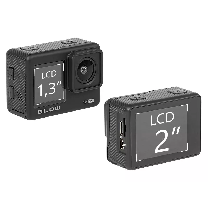 BLOW Action Sportinė kamera 20 MP 5K Ultra HD CMOS Wi-Fi 58 g