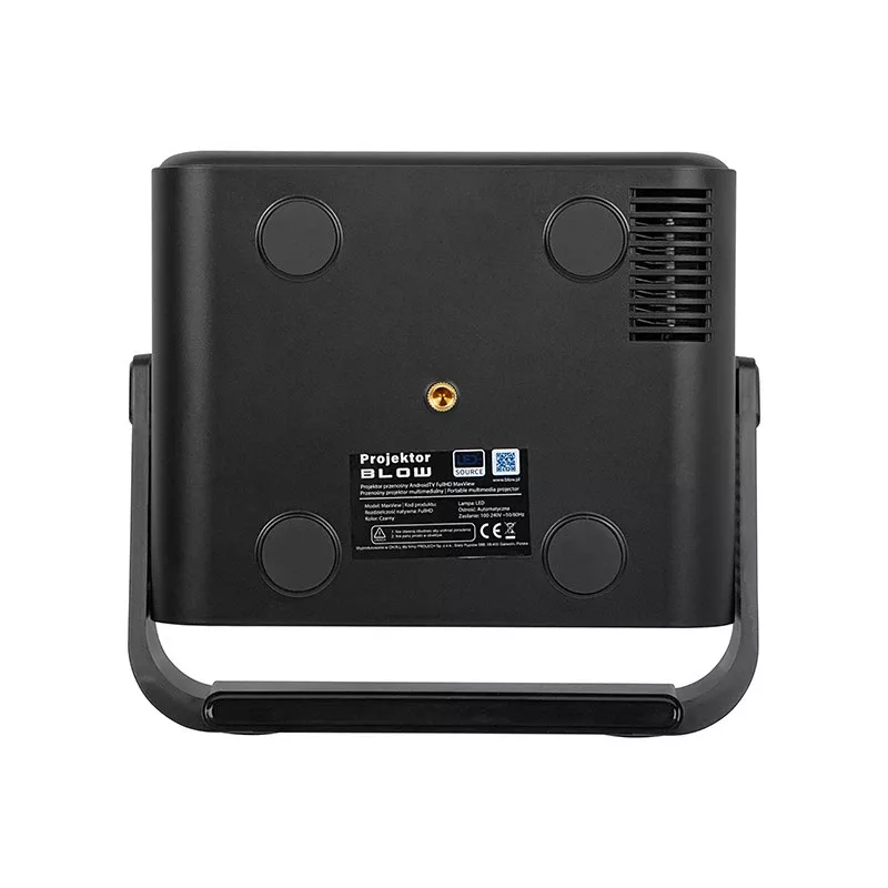 BLOW AndroidTV FullHD MaxView nešiojamasis projektorius, juodas