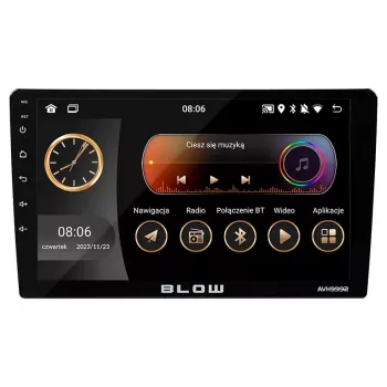 BLOW AVH-9992 2DIN 9 inch Android automobilinis radijas su WiFi, GPS, Apple CarPlay