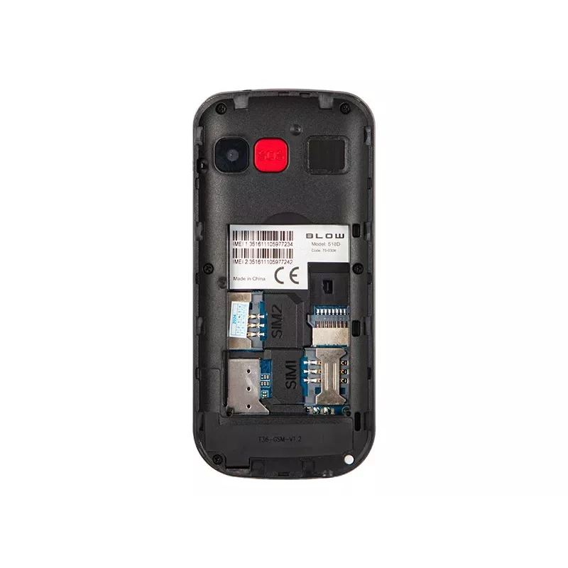 BLOW Black Senior Phone su stovu S18D