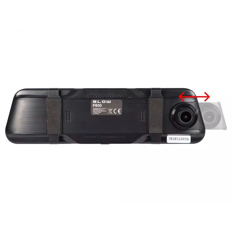 BLOW Blackbox DVR F610 10 inch Veidrodėlio vaizdo registratorius su atbulinės eigos kamera