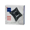 BLOW TV LCD Holder HQ 10-27 Type X fiksuotas sieninis laikiklis 10–27 colių ekranams, VESA 75x75/100x100, 15 kg, juodas