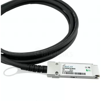 BlueLAN 20G-DACP-QSFP1SFPDD3M suderinamas 20Gbps QSFP į SFP-DD tiesioginio prijungimo varinis kabelis, 3m, pasyvus Twinax, 100 Ohm, keičiamas veikiant
