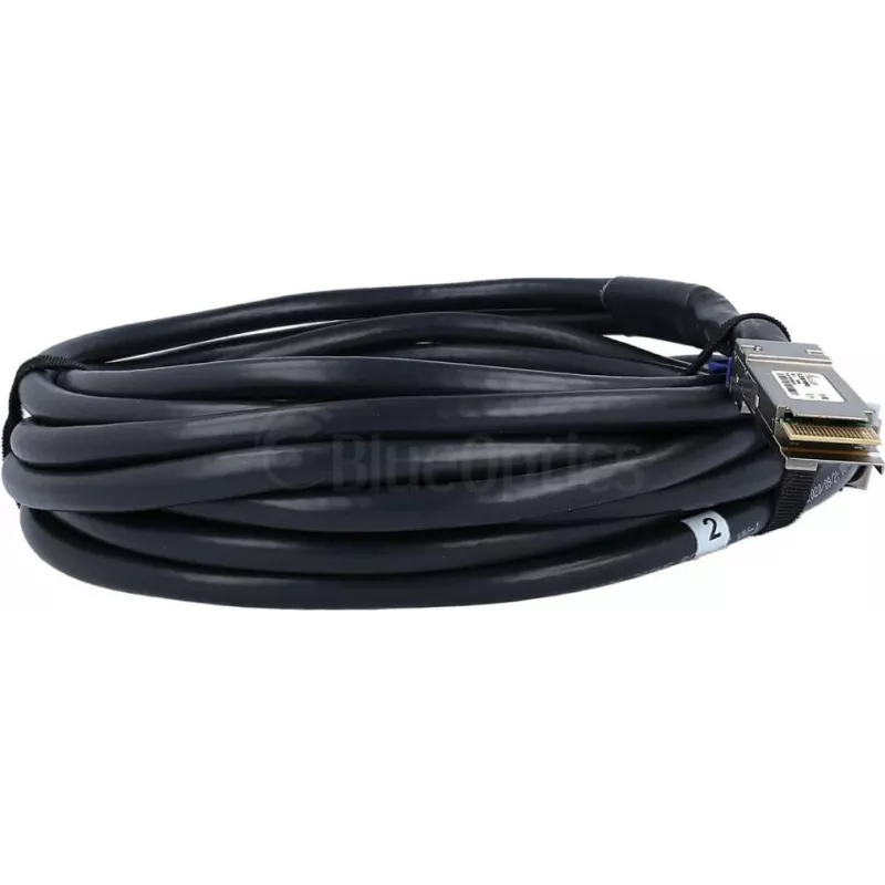 BlueLAN suderinamas su Juniper 720-128729 pasyvus 400GBASE-CR8 QSFP-DD į 2x200GBASE-CR4 QSFP56 tiesioginio prijungimo atšakos kabelis, 2 m, AWG26
