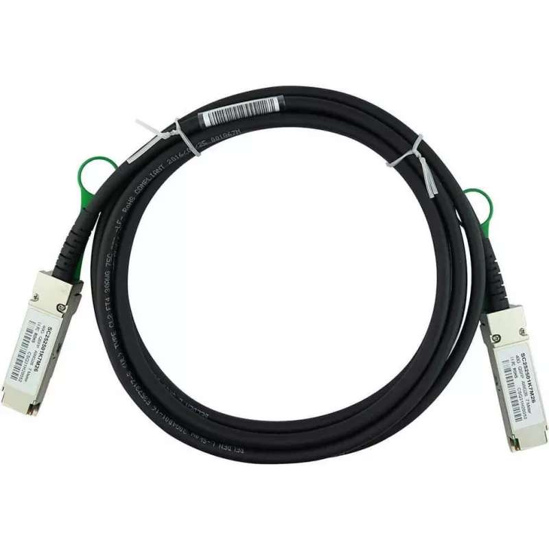BlueOptics QSFP-H40G-CU5M Compatible Cisco 40G QSFP Direct Attach Copper Cable, 5m, 28AWG
