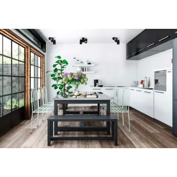 BLURRO 2xGU10 CO-B Dvigubas Prožektorius, Juodas, GU10, Dimmable, Sukiojamos Galvutės, Vidaus Patalpoms