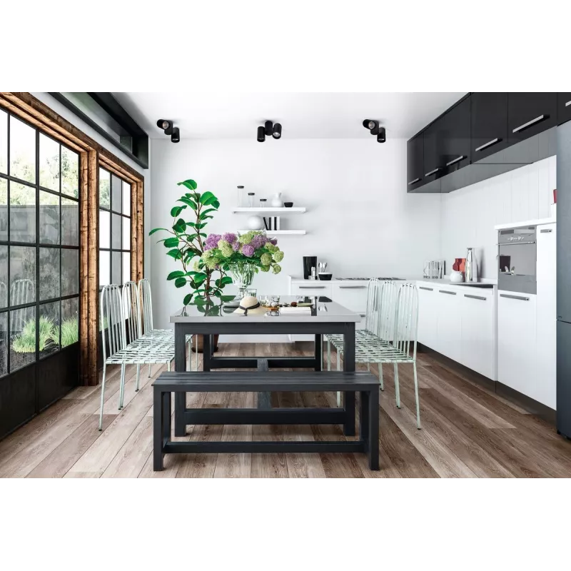 BLURRO 2xGU10 CO-B Dvigubas Prožektorius, Juodas, GU10, Dimmable, Sukiojamos Galvutės, Vidaus Patalpoms