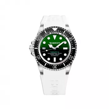 BOBROFF MAN BF0002i-BFSTB 44mm Analoginis Kvarcinis Laikrodis Juoda Oda