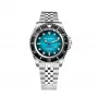 BOBROFF MAN BF0009-BFSTJ Analoginis kvarcinis laikrodis 44mm juodu ciferblatu, odiniu dirželiu