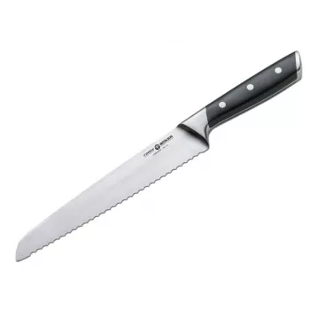 Boker Forge Duonos Peilis 22 cm X50CrMoV15 Dantytas Ašmenų POM Rankena