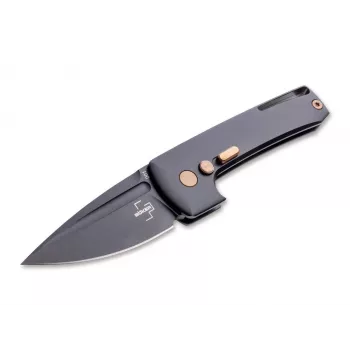 Böker Plus Harlock Mini Flipper Peilis D2 Plienas G10 Juodas