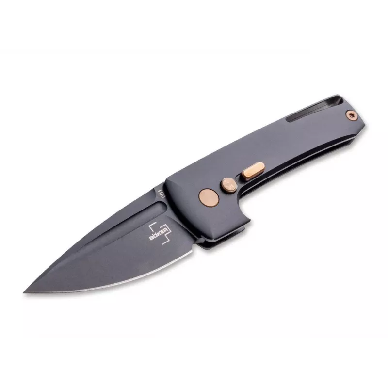 Böker Plus Harlock Mini Flipper Peilis D2 Plienas G10 Juodas