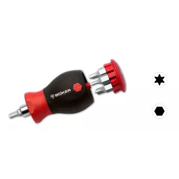 Boker Plus Wiha sulankstomas šešiabriaunių raktų rinkinys, 9 vnt., metriniai, Imbus 1.5-10 mm