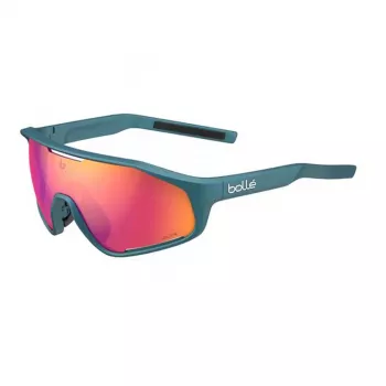 Bolle BS010009 Unisex Sportiniai Akiniai Nuo Saulės – Juodas Nylon Rėmas, Pilki Polikarbonato Lęšiai, UV400 Apsauga