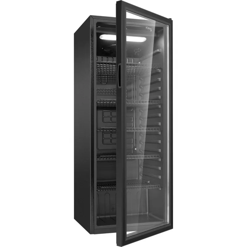 Bomann KSG 7292 Šaldytuvas su stiklinėmis durelėmis 143cm Baltas