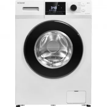 BOMANN WA 7111 priekinio pakrovimo skalbimo mašina, 7 kg, 1400 aps./min., balta