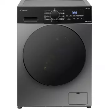 BOMANN WA 7112 Titan širdelės formos vaflinė, 800 W, titano/juoda