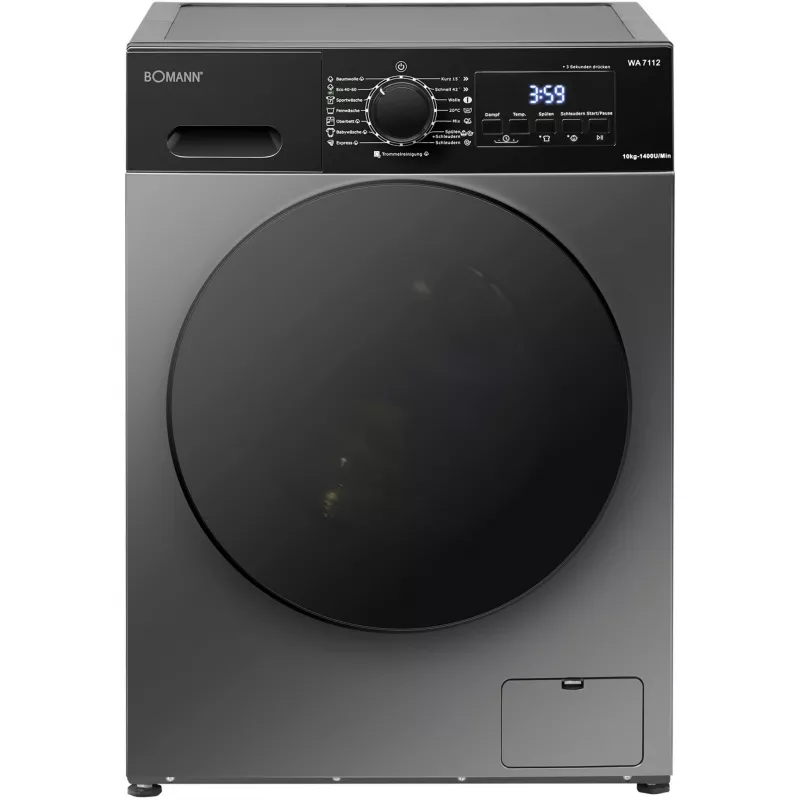 BOMANN WA 7112 Titan širdelės formos vaflinė, 800 W, titano/juoda