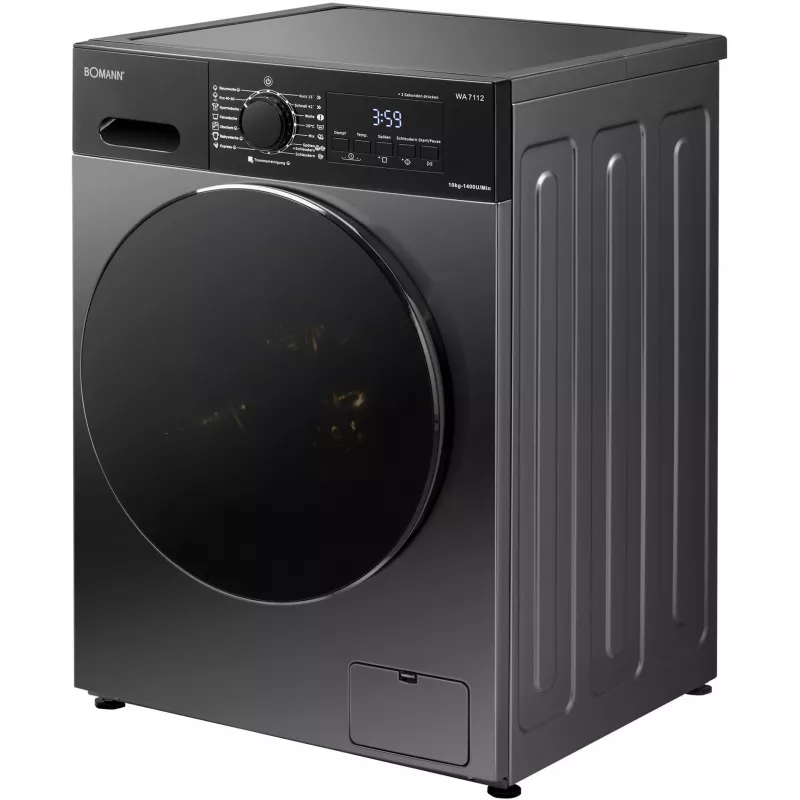 BOMANN WA 7112 Titan širdelės formos vaflinė, 800 W, titano/juoda